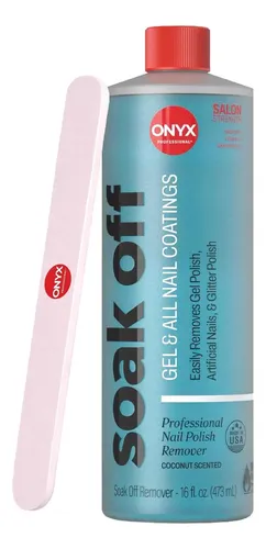 Removedor De Esmalte De Uñas Onyx Coco 16 Oz Con Lima