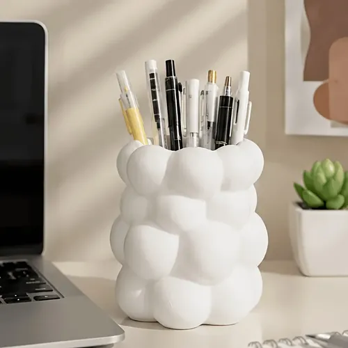 Organizador De Maquillaje De Escritorio White Cloud De 1 Pie White Cloud