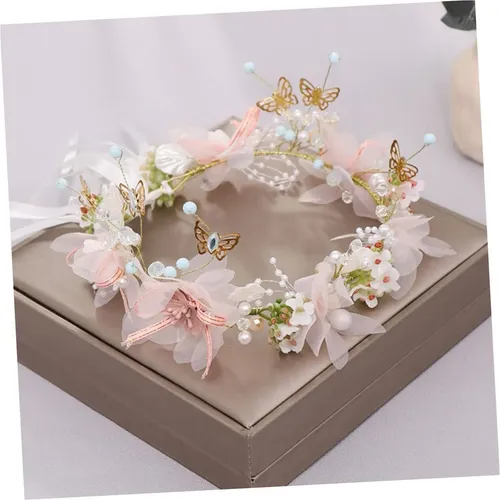 Accesorios Peinado Novia/damas Honor: Flores Colores Vivos Q