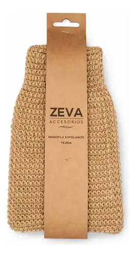 Manopla Exfoliante Tejida Zeva Para Baño Exfoliación