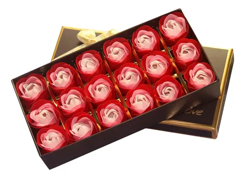 18 Jabones Rosa Aromáticos Regalo Boda Fiesta