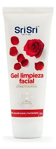Gel De Limpieza Facial Con Extracto De Rosas Sri Sri