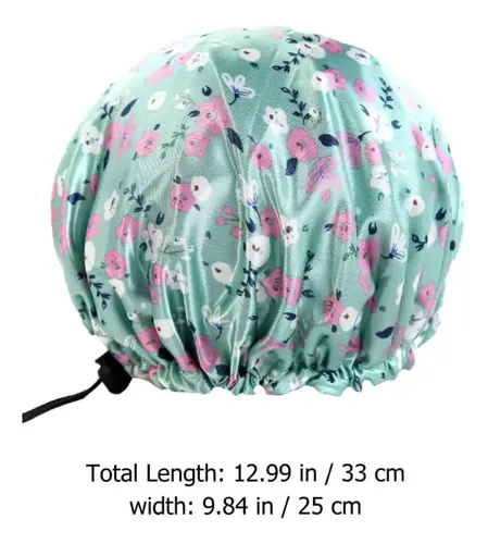 Cubrecabezas Maquillaje Gorro Ducha Baño Mujer 4pc Elástico