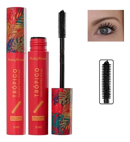 Mascara De Pestañas Volumen Y Alargamiento Trópico Ruby Rose