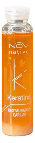 Ampollas Nov Native Argan + Lino + Keratina X 3 Cajas