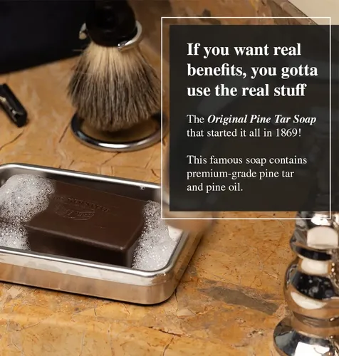 Jabón Corporal Soap Packer’s Pine Tar Original Para Hombre,