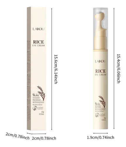 Crema Contorno De Ojos Laikou Rice 15g Normal Día/noche