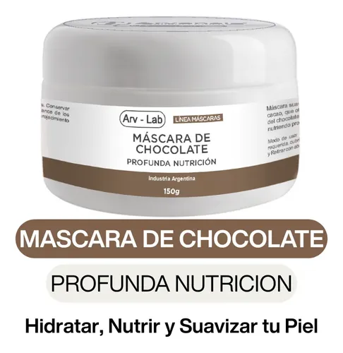 Mascara De Chocolate Facial Nutrición Profunda Arvensis Full