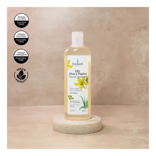 Frenzzi Gel Finalizador De Lino + Gel Aloe Y Pepino