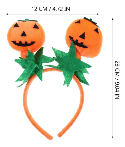 2 Diademas De Halloween Con Cierre Decorativo Para El Pelo,