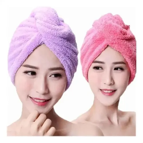 1 Toalla De Microfibra Para Secar El Gorro