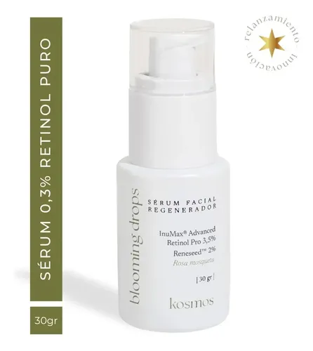 Sérum Retinol Puro 0,3% Kosmos Skincare Antiage Facial Noche Madura