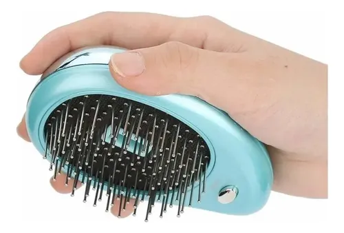 L Cepillo De Corte De Pelo Antiencrespamiento Profesional – Azul Claro