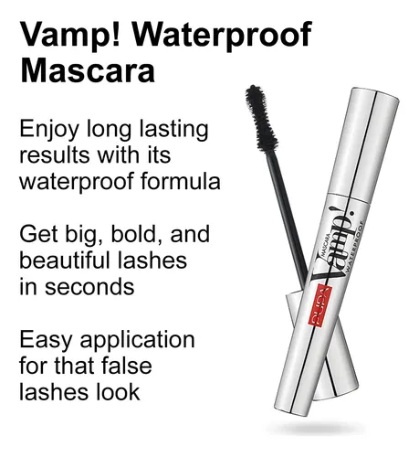 /rimel Impermeável Pupa Milano Vamp 001 Extra Black 9ml/.