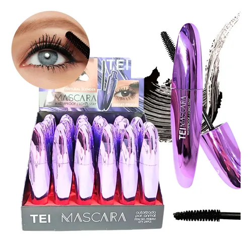 Mascara De Pestañas Rimel Long Stay Waterproof Tei Cosmetica