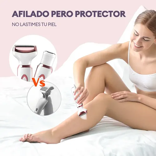 Pyy Depiladora Eléctrica 4 En 1 For Mujer, Recortadora 2026