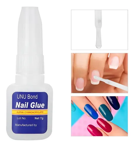 Pegamento Para Uñas Postizas Manicuria Pedicuria Adhesivo