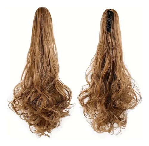 Cola De Caballo Postiza Con Clip Garra 56 Cm Sintética
