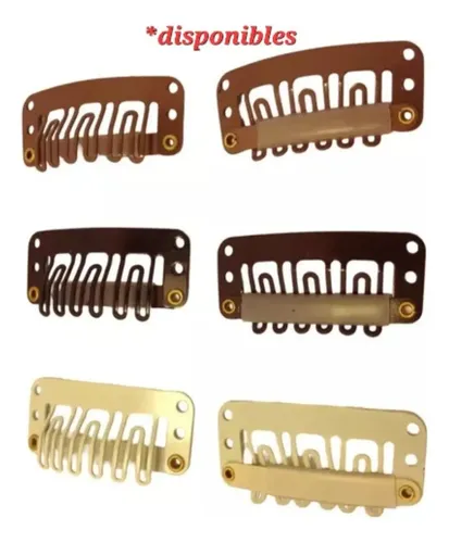 Micropeinetas Por Mayor Por 1.000 Para Extensiones De Cabell Color Negro