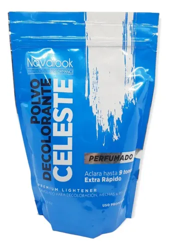 Polvo Decolorante Celeste Premium Novalook 700gr Tono 9 tonos