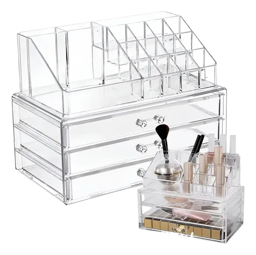 Organizador De Maquillaje Acrílico Accesorios Luvina Mujer 1015a