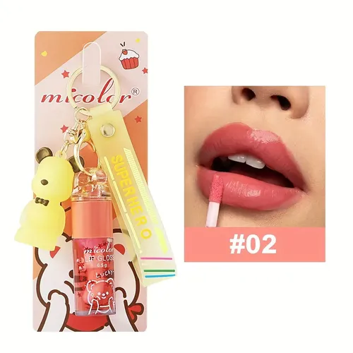 Bálsamo Labial Colgante Oso Diseño Lindo Textura Suave