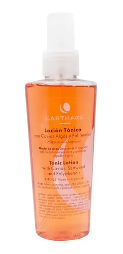 Carthage Loción Tónica Facial Con Caviar Y Algas 125ml