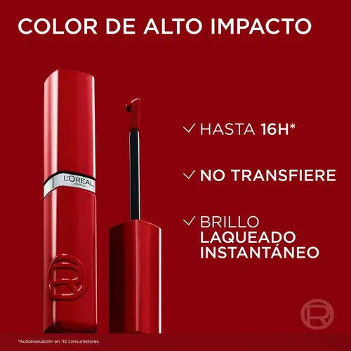 Labial Laque Resist Berry Bordeaux 635 L’oréal Paris