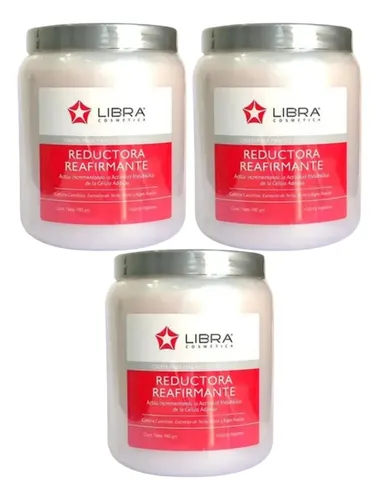 3 Crema Masajes Reductora Y Reafirmante 980g Libra Cosmetica Fragancia Suave