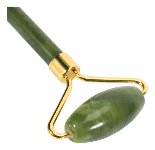 Juego De 2 Rodillos De Jade Para Masaje Facial