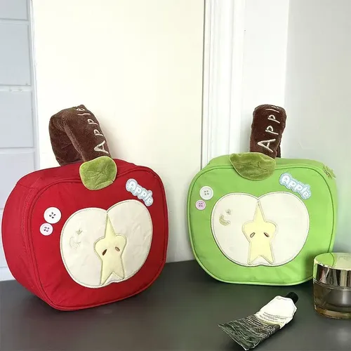 Cw Bolsa De Maquillaje De Felpa Para Viajes, Bolso De Bellez