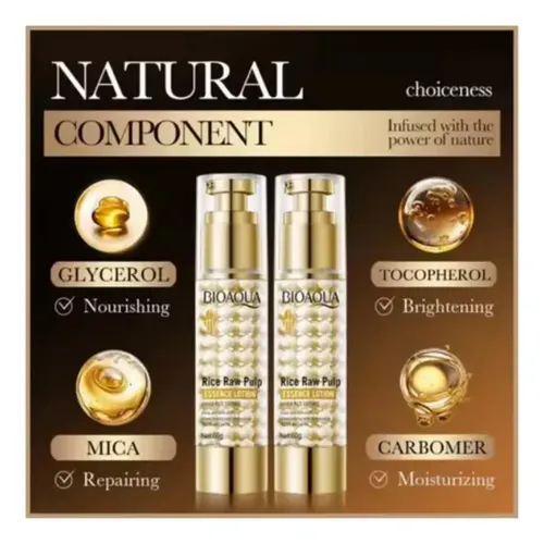 Serum Facial Blanqueador Pulpa De Arroz Linea Premium Momento De Aplicación Día/noche Tipo De Piel Mixta