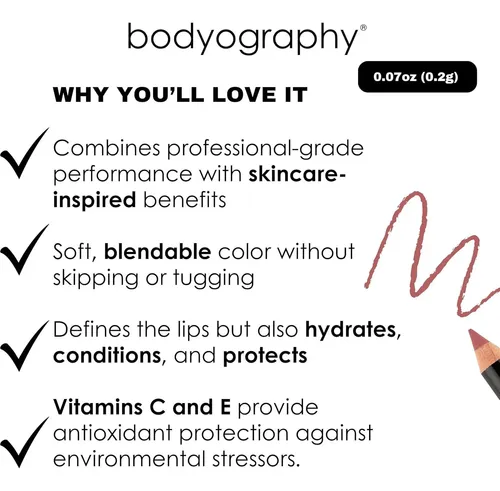 Lápiz Delineador De Labios Timber De Bodyography