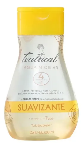 Teatrical Agua Micelar De Rosas Suavizante X600 Ml