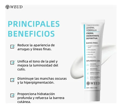 Weud Kit Skincare Vitamina C+colágeno+protector Solar 4pc
