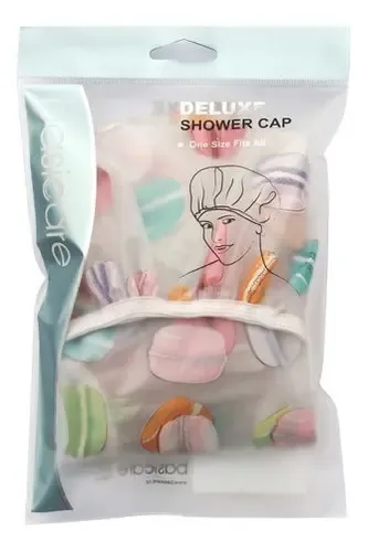 Cofia De Baño Eva Macarons Ajustable Basicare X1