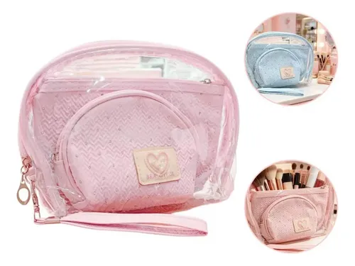 Neceser Porta Cosméticos Luvina Bolso Maquillaje Mujer