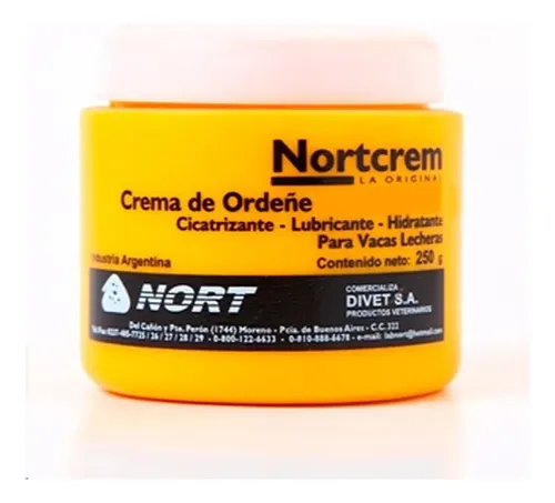 Crema De Ordeñe Con Aloe Y Avena Nort X2 X 250gr La Original