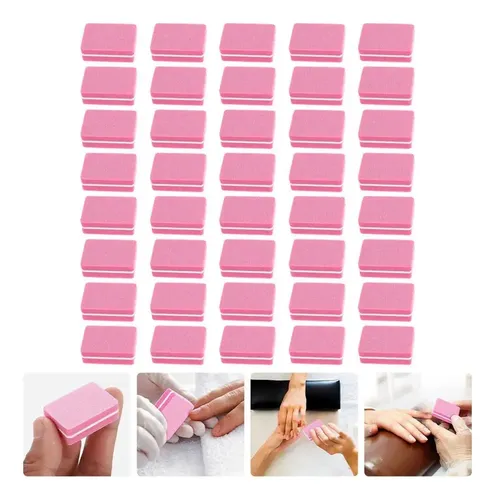 150 Limas De Uñas Pequeñas Con Esponja, Doble Cara