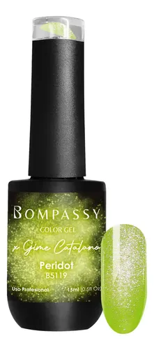Esmalte Semi Bompassy 15ml Crystal Cat Eye X Gime Catalano Color Peridot