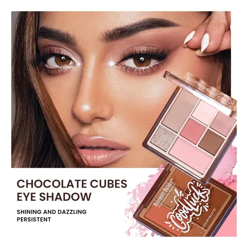 Paleta Sombras De Ojos Romantic Beauty Colores Glitter