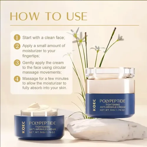 Crema Antiarrugas Koec Beauty Polipéptidos 50g