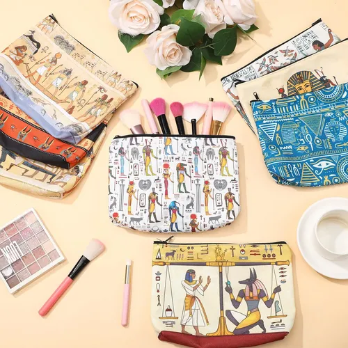 Bolsas De Maquillaje Kacctyen Egyptian, 9 Unidades, Lona, An