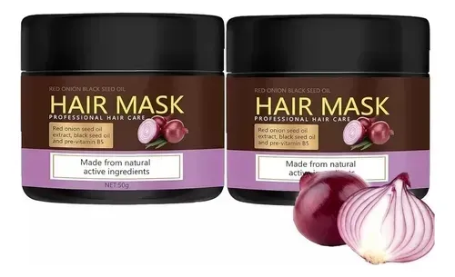 Mascarilla Capilar Con Semillas De Cebolla Negra