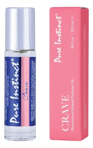 Aceite De Perfume Con Feromonas En Rollo Pure Instinct Crave Para Mujer, 10 Ml