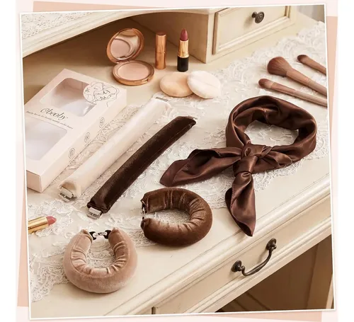 Set Rizadores Sin Calor Jumbo Para Cabello Largo Con Rulos