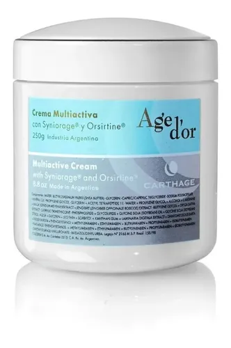 Carthage Crema Multiactiva Age Dor Piel Madura Firmeza Gde Tipo de piel X 250 – Pieles Maduras