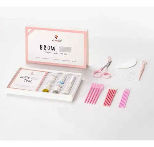 Kit De Laminación De Cejas Iconsign Modelo Profesional 8 Sem