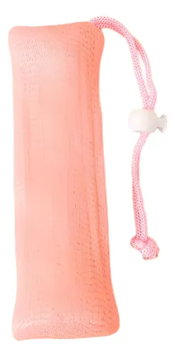 Jabón Exfoliante Corporal Con Portajabón Burbujas Rosa
