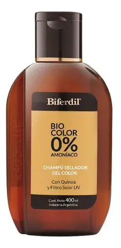 Shampoo Biferdil Bio Color 0% Sellador De Color X400ml